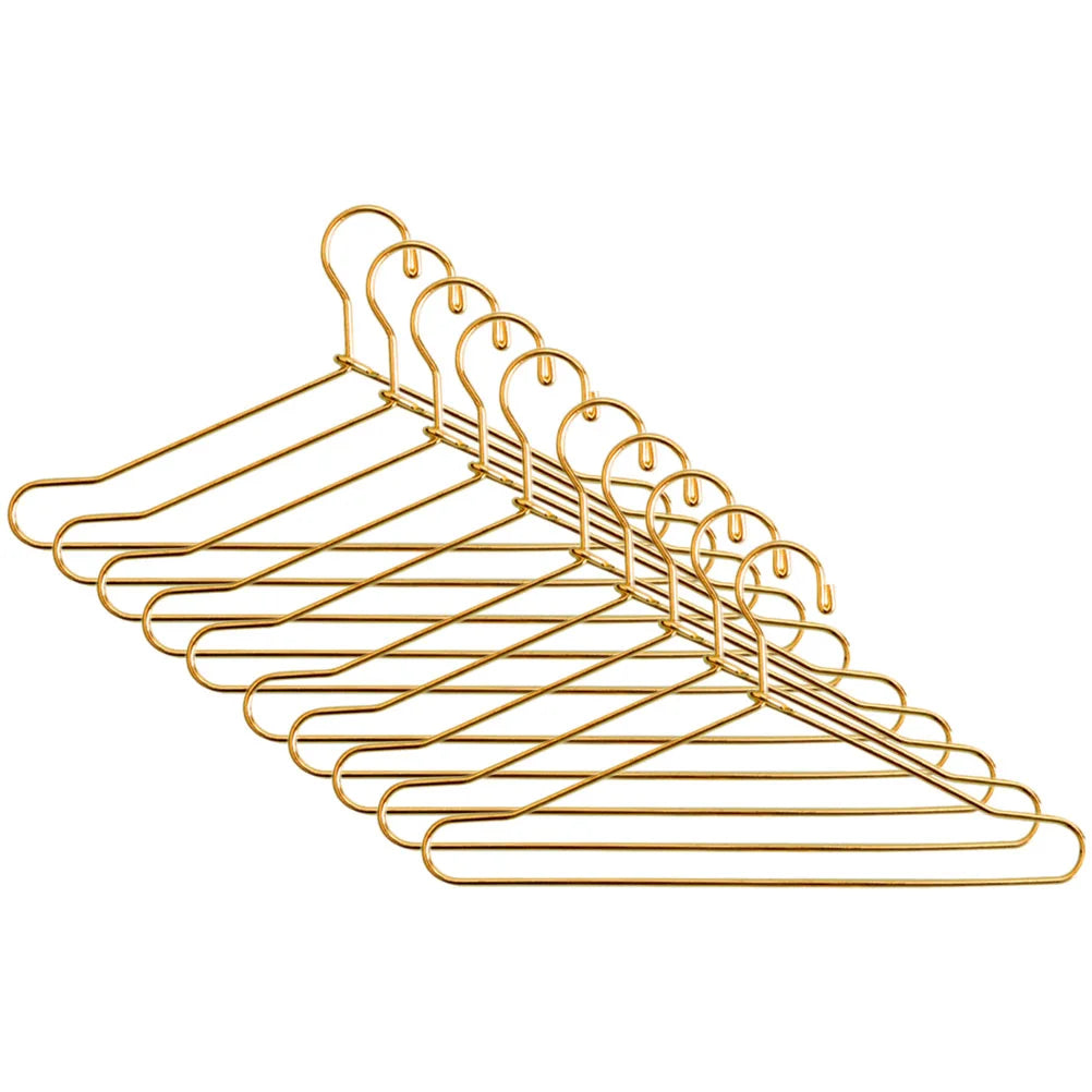 Miniature Hangers for Ornaments Clothes Racks Dog Bracket Holder Silver Iron Baby Dolls