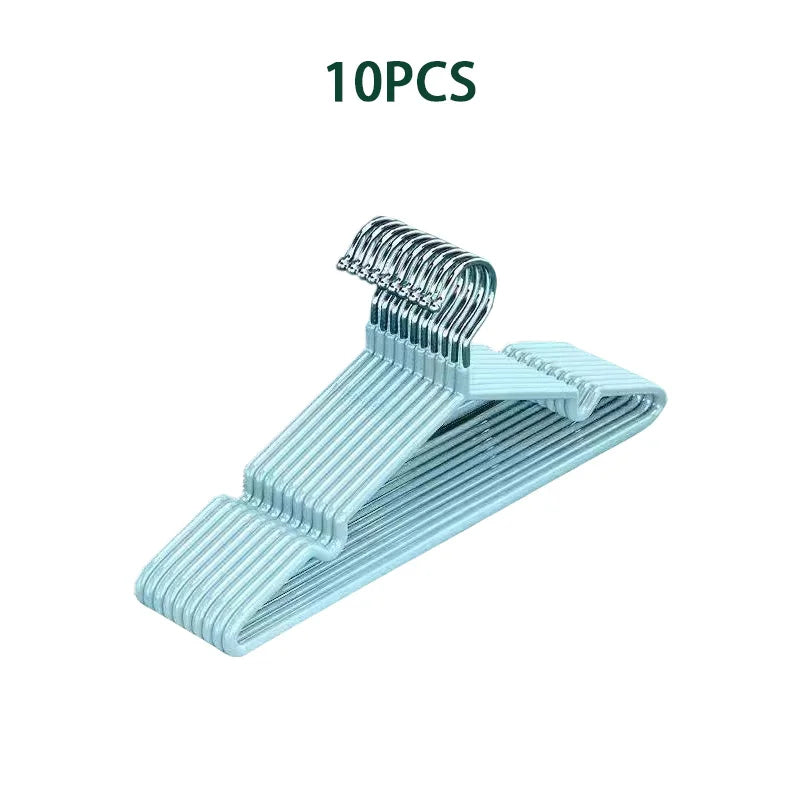 10/20pcs Clothes Hangers With Non-slip Design Traceless Clothes Racks Rust Prevention Sturdy Heavy Duty Coat Durable Hangers New
