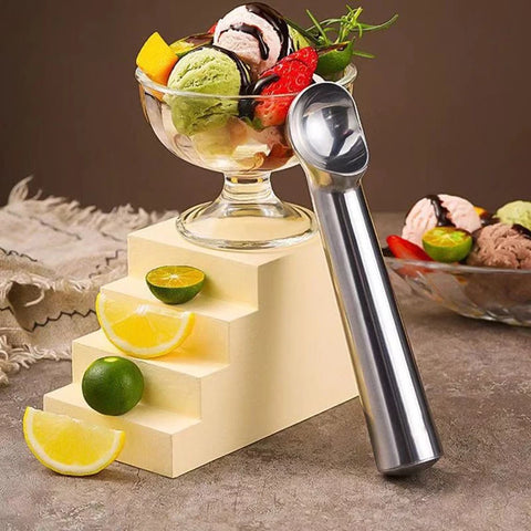 Ice Cream Scoops Ice Cream Spoon Digger Fruit Balls Cookie Spoons Yogurt Sorbet Scooper Home Kitchen Alloy Gadgets Accessories