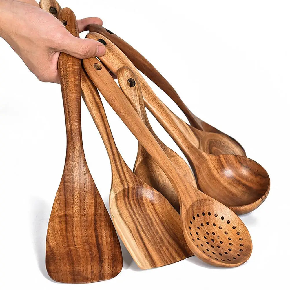 Great Rice Spoon Cooking Comfortable Grip Lightweight Long Handle Spatula Colander Spoon