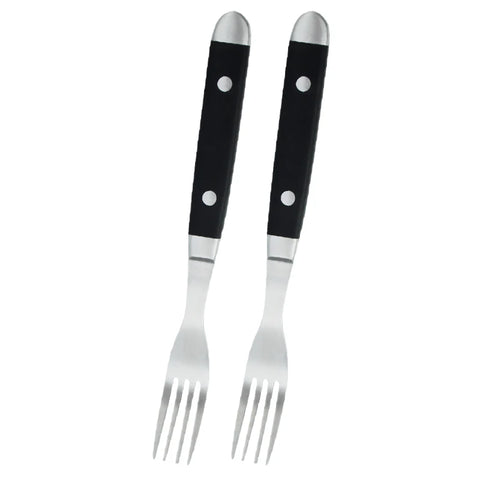 4/6/8p Beef Steak Knife And Fork Set Stainless Steel Highly Polished Handles High Quality Home Hotel Steak Restaurant Tableware