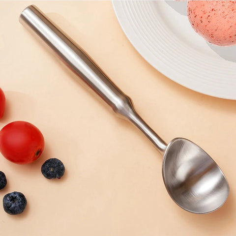 304 Stainless Steel Ice Cream Scoop Self-Dispensing Ice Cream Scoop Melon Baller Fruit Scoop Watermelon Scoop