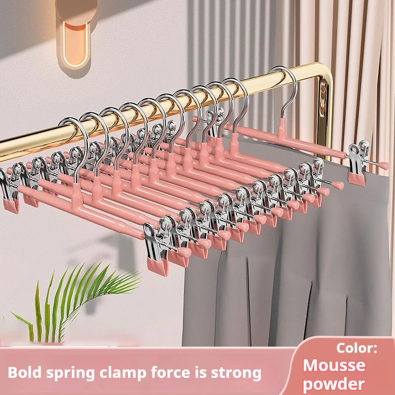 Trouser Rack Trouser Clip Household Seamless Trouser Rack Household Stainless Steel Objects Special Hangers