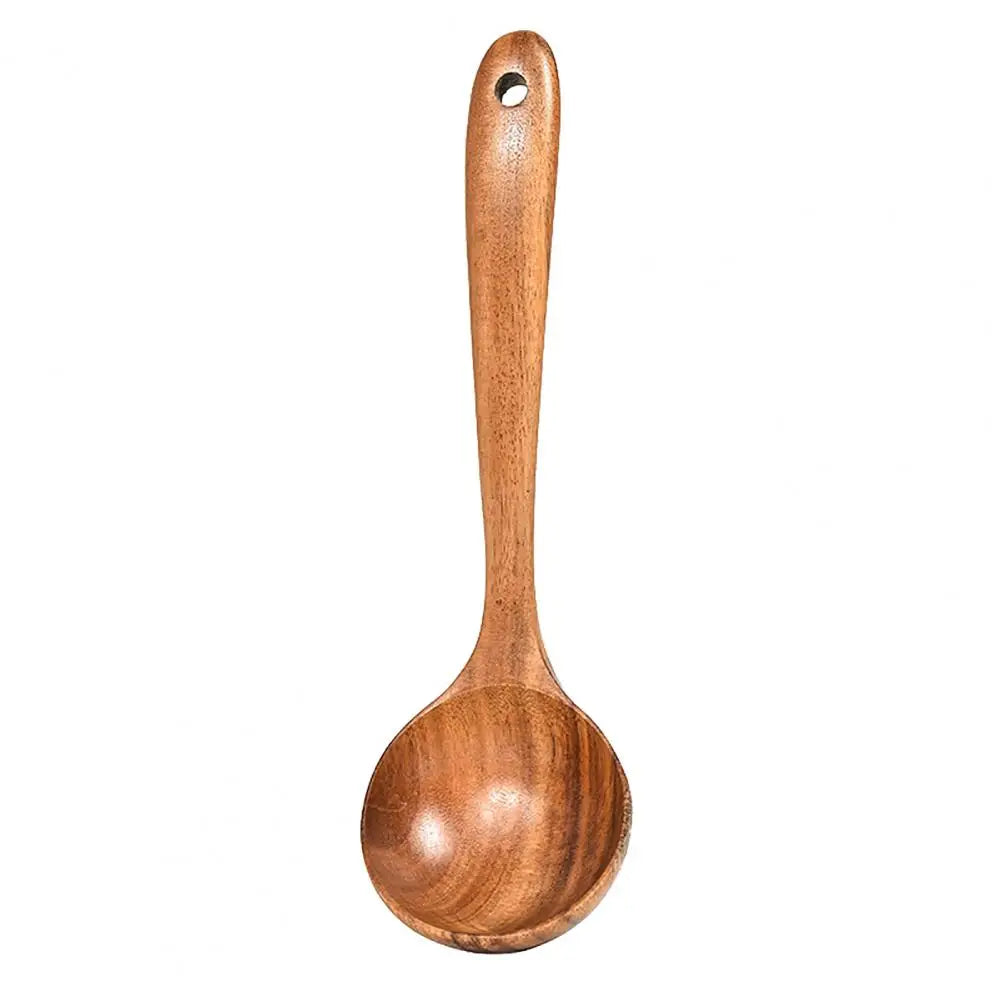 Great Rice Spoon Cooking Comfortable Grip Lightweight Long Handle Spatula Colander Spoon