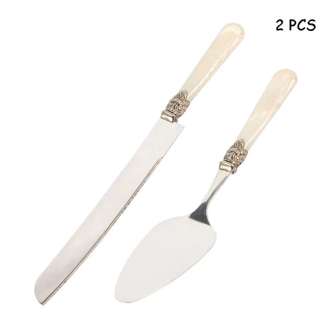 Stainless Steel Flatware Set, Knife, Fork, Spoon, Marble Plastic Handle, Household Light, Luxury Dessert Scoop, Steak Sword