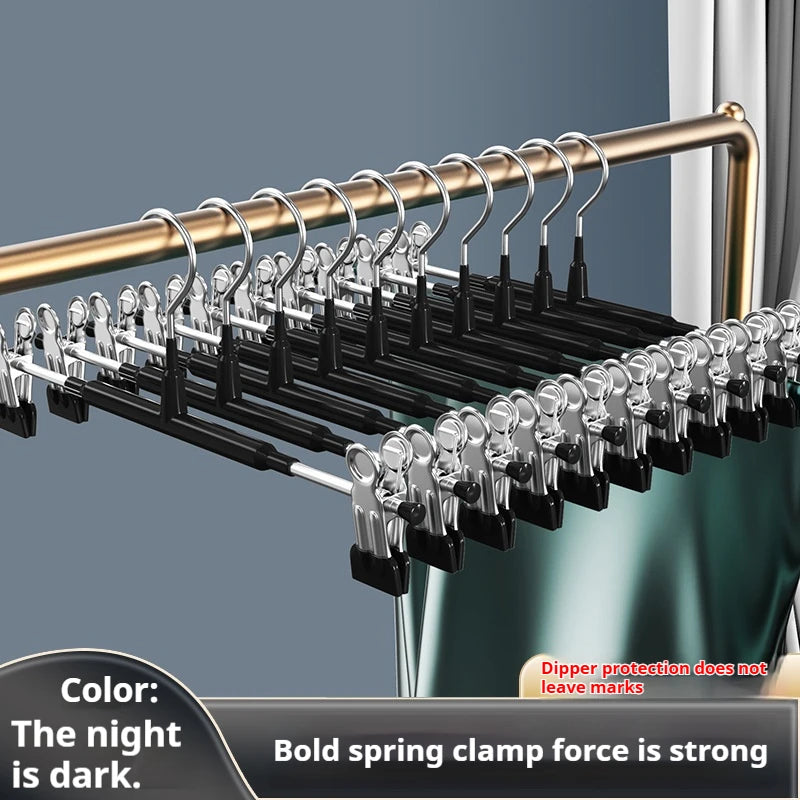 Trouser Rack Trouser Clip Household Seamless Trouser Rack Household Stainless Steel Objects Special Hangers