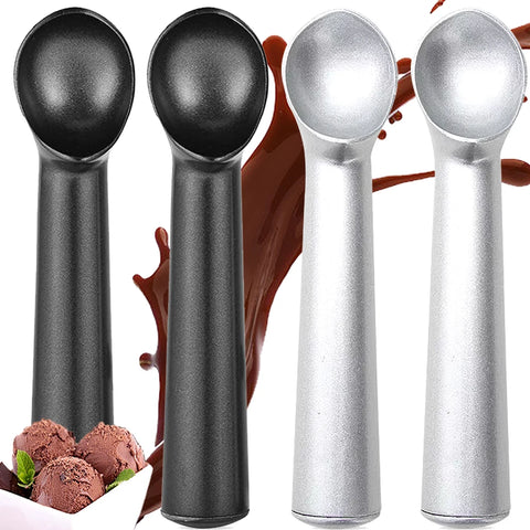 Alloy Ice Cream Tools Ice Cream Scoop Ball Digger Handmade Ice Cube Mold Easy Demoulding Home Kitchen Accessories Fruit Spoon