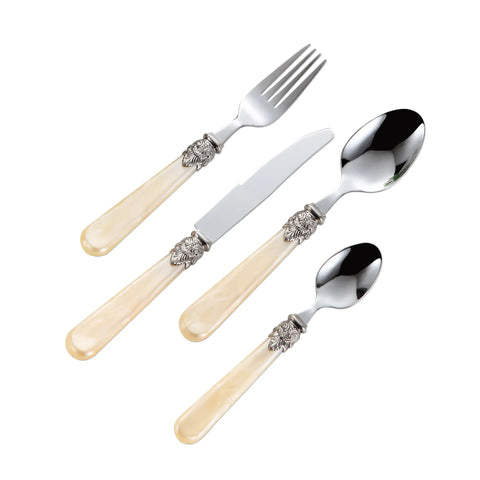 4pcs/set Dinnerware Set 304 Stainless Steel Steak Knife Fork Coffee Spoon Teaspoon Flatware Dishwasher Safe Kitchen Tablewar