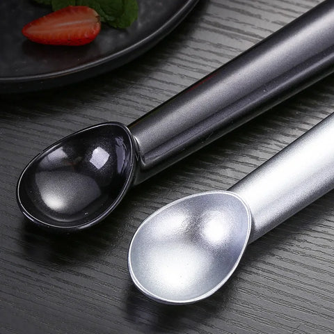 Stainless Steel Ice Cream Scoops Ice Cream Spoon Digger Fruit Balls Watermelon Cookie Spoons Icecream Scooper Kitchen Gadgets