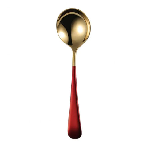 Stainless Steel Stirring Spoon Elegant Stainless Steel Dessert Spoons for Restaurants Home Kitchens Hotels Modern Design Smooth