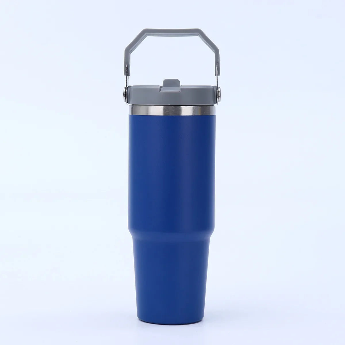 Large Capacity Stainless Steel Vacuum Insulated Thermos with Straw Portable High Aesthetic Value Handheld Car Cup Ice King