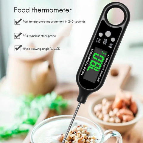 Meat Food Thermometer, Digital Cooking Thermometer, Kitchen Cooking Thermometer Instant Read For BBQ Grill,Deep Fry