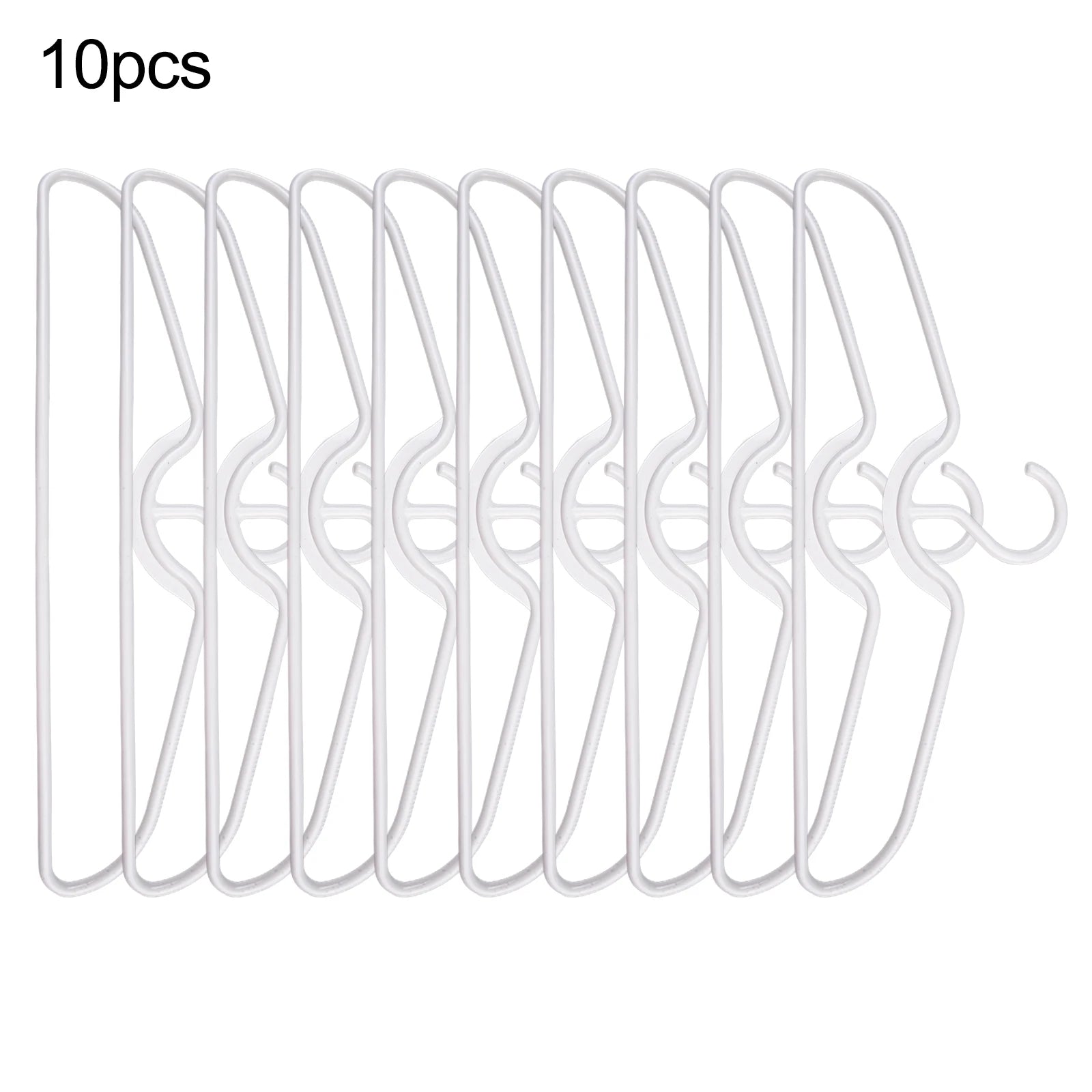 5/10/20pcs Short Neck Hangers Anti-Slip Plastic Clothes Hangers For Save Vertical Space Home Improvement Clothing Tools Parts