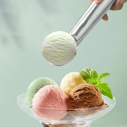 Ice Cream Scoops Ice Cream Spoon Digger Fruit Balls Cookie Spoons Yogurt Sorbet Scooper Home Kitchen Alloy Gadgets Accessories