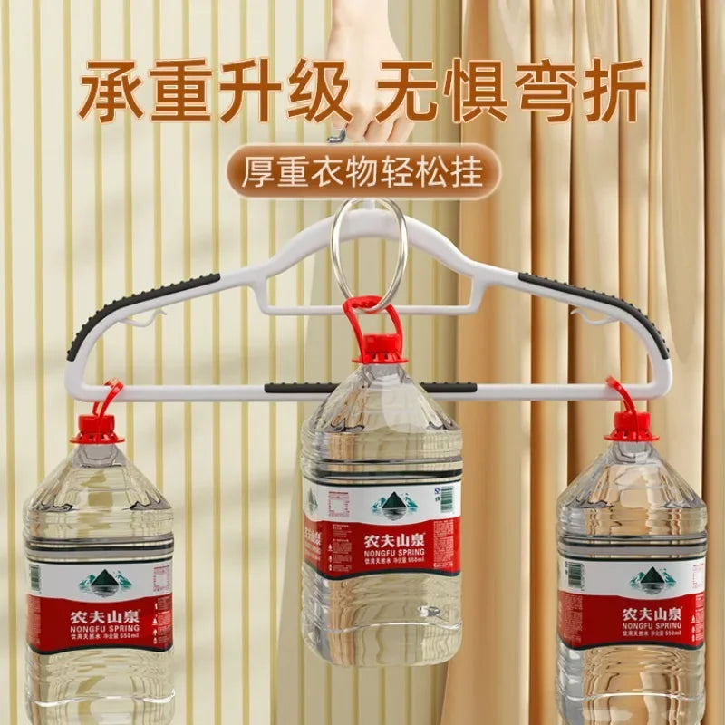 Invisible Fish Mouth Hanger for Children, Non-Slip Hanger for Clothing Store, Thick, Double Bathroom, Household