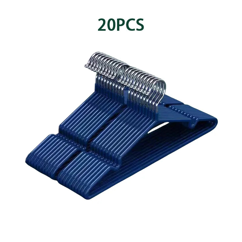 10/20pcs Clothes Hangers With Non-slip Design Traceless Clothes Racks Rust Prevention Sturdy Heavy Duty Coat Durable Hangers New