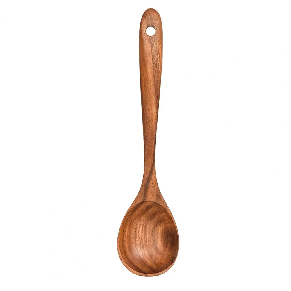 Great Rice Spoon Cooking Comfortable Grip Lightweight Long Handle Spatula Colander Spoon