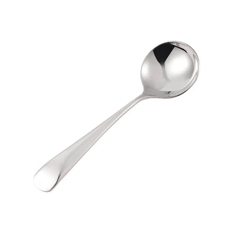 304 Stainless Steel Round Head Dessert Spoon Small Round Coffee Dessert Spoon Kitchen Accessories Soup Spoon Stir Coffee Spoon