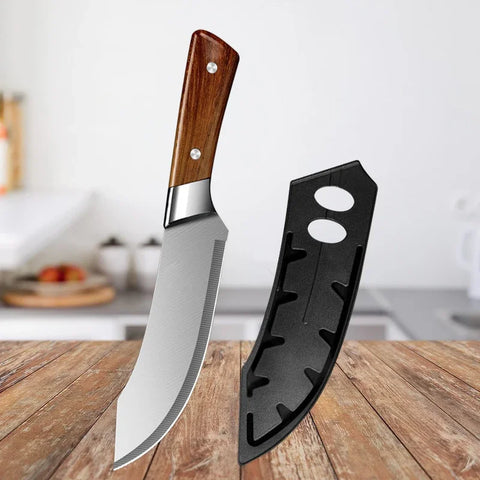 Butcher Knife Boning Knives Handmade Fishing Knife Meat Cleaver Stainless Steel Kitchen Slicing Knife Fruit Peeling Knives