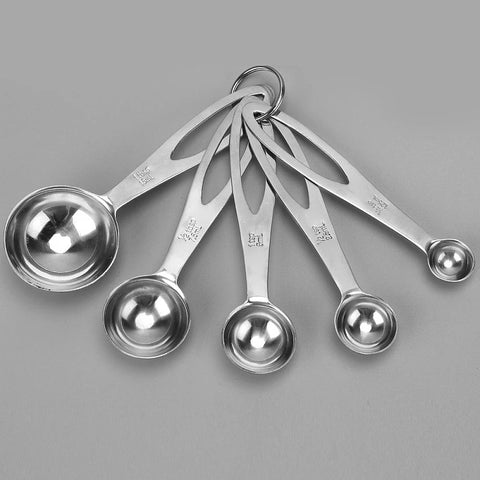 Measuring Spoons Set Stainless Steel Teaspoon Coffee Sugar Scoop Powder Spice Measuring Cups Kitchen Cooking Baking Tools