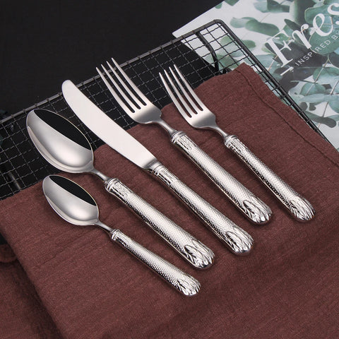 30 Piece Silverware Set Service for 6 Black Gold Premium Stainless Steel Flatware Luxury Golden Mirror Polished Cutlery 30 pcs