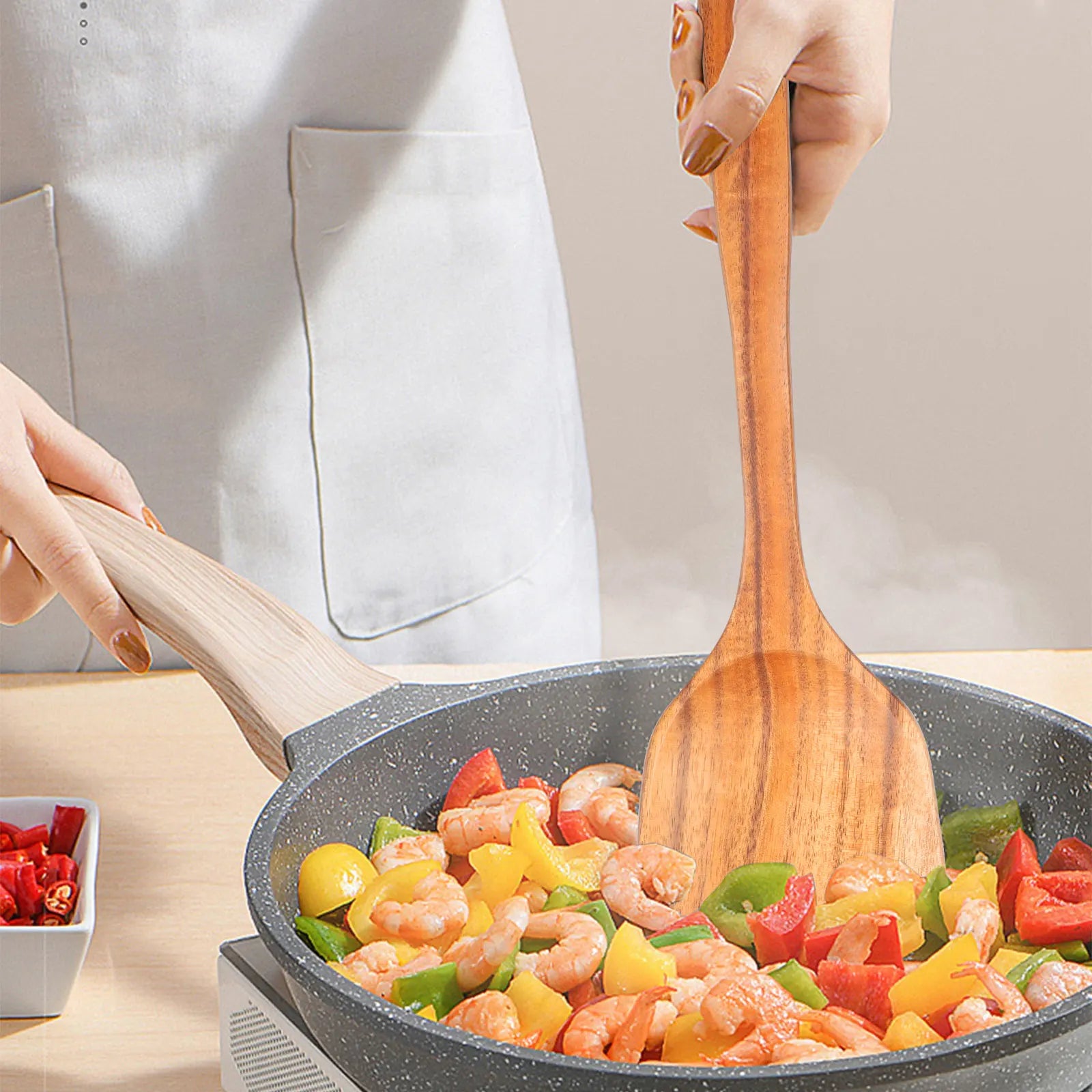 Kitchen Sets Wooden Kitchen Utensils Cooking Wooden Spoons Wooden Spoons Soup Utensils Kitchen Cooking Sets Cooking Gifts