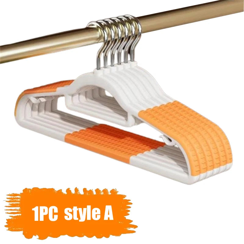 Non-Slip Clothes Hangers Set Wardrobes Organizer Shelf For Clothes Hangers Plastic Organization Wardrobe Closet Bedroom Storage