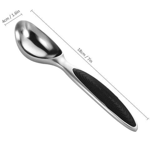 JJYY Watermelon Ice Cream Digger Scoop Kitchen Gadget Zinc Alloy Digging Ball Spoon Ice Cream Dessert Spoon for Home Restaurat