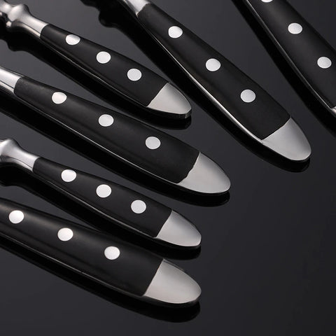 Classic Western Starpoint Cutlery Set Stainless Steel Steak Knife Spoon Fork Tableware Sets Retro Pretty Dinnerware Hotel Gift