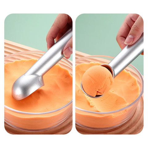 Ice Cream Scoops Ice Cream Spoon Digger Fruit Balls Cookie Spoons Yogurt Sorbet Scooper Home Kitchen Alloy Gadgets Accessories