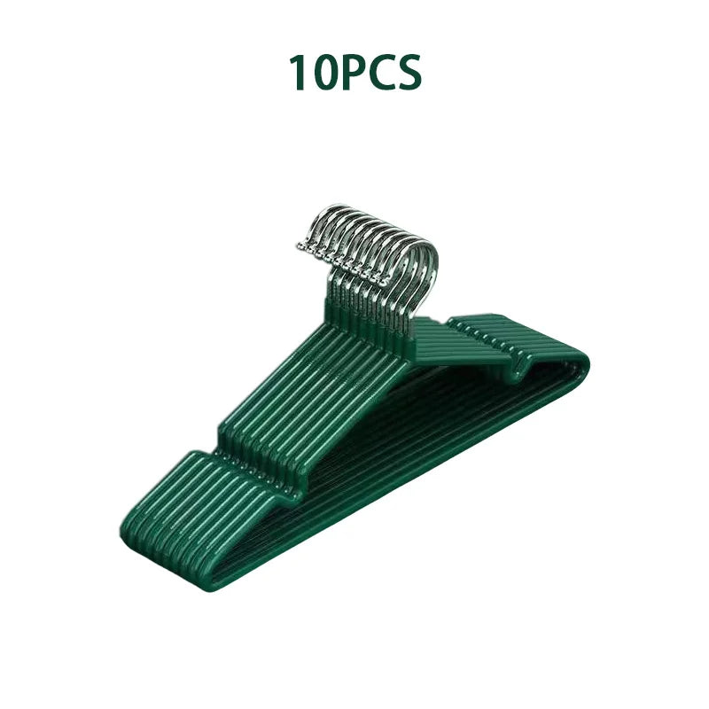 10/20pcs Clothes Hangers With Non-slip Design Traceless Clothes Racks Rust Prevention Sturdy Heavy Duty Coat Durable Hangers New