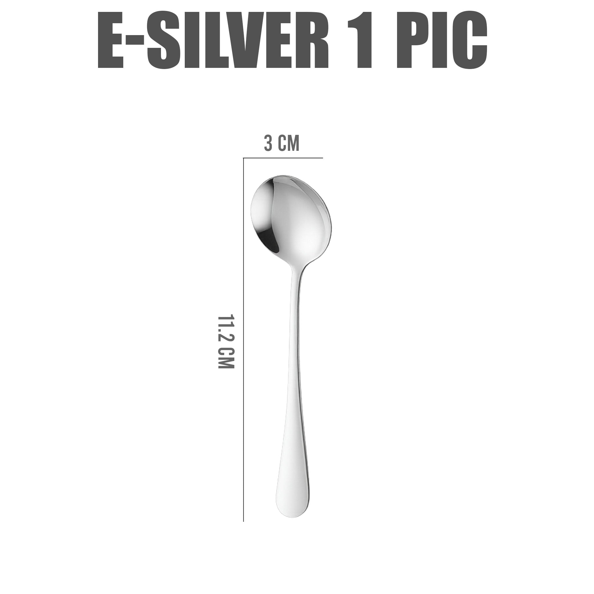 SUS 304/410, Long Handle, Kids & Dessert Use