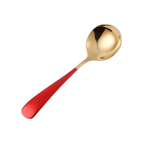 304 Stainless Steel Round Head Dessert Spoon Small Round Coffee Dessert Spoon Kitchen Accessories Soup Spoon Stir Coffee Spoon