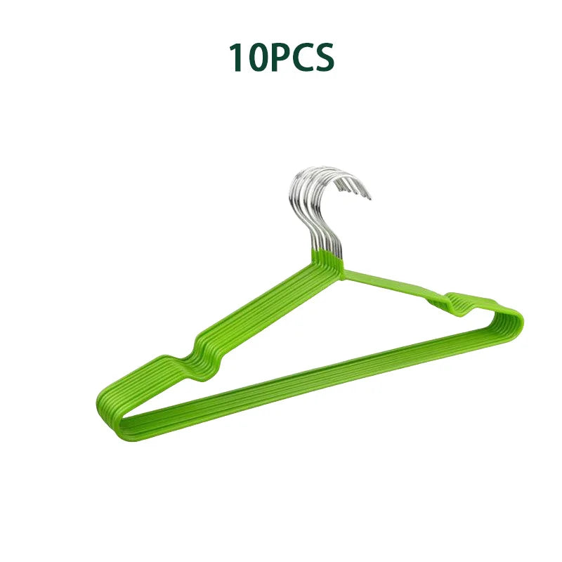 10/20pcs Clothes Hangers With Non-slip Design Traceless Clothes Racks Rust Prevention Sturdy Heavy Duty Coat Durable Hangers New