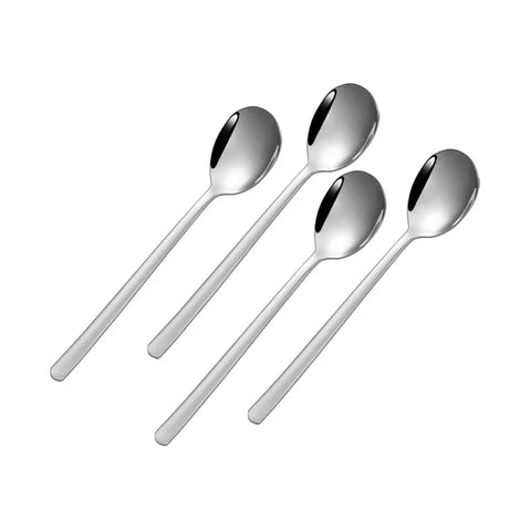 Stainless Steel Long-handled Spoon, Bibimbap Spoon, High-value Watermelon Spoon, Household Coffee, Dessert Spoon