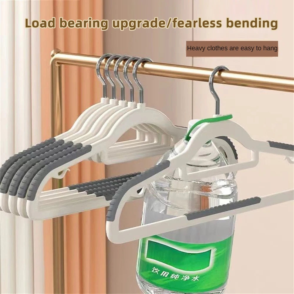 Non-Slip Clothes Hangers Set Wardrobes Organizer Shelf For Clothes Hangers Plastic Organization Wardrobe Closet Bedroom Storage