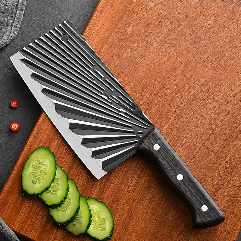 Hand Forged Wooden Handle BBQ Butcher Knife Butcher Knife Set Heavy Duty Boning Chopper Stainless Steel Sharp Chef's Knife