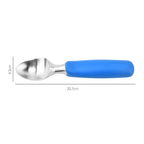 Self-melting Design Ice Cream Scoop Non-stick Plastic Handle Ice Cream Digger Durable Stainless Steel Fruit Puree Shovel Party