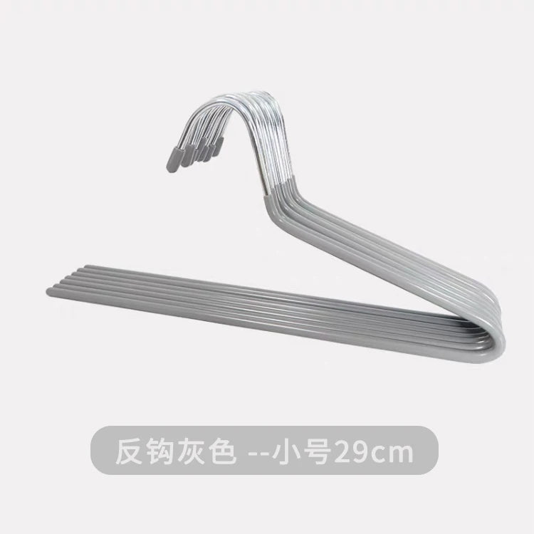 10pcs Metal Pants Hanger Pants Organizer Closet Trouser Rack 29/35CM Balcony Drying Clothes Hanger Storage Pants Rack Traceless