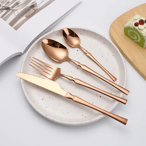 30/40/60pcs Silver Flatware Set Stainless Steel Tableware Knife Fork Coffee Spoon Dinnerware Dishwasher Safe Dinner Cutlery