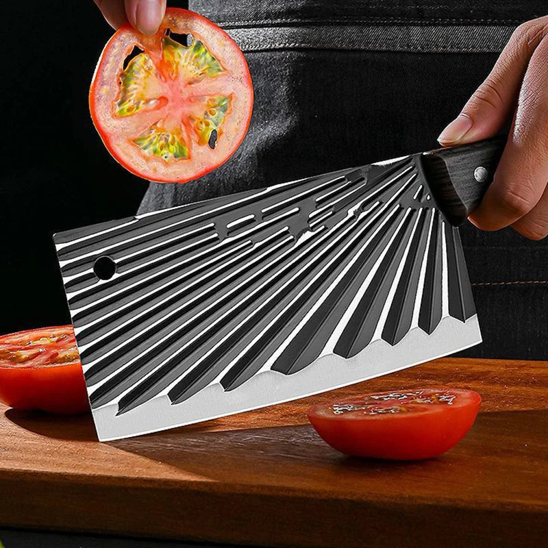 Hand Forged Wooden Handle BBQ Butcher Knife Butcher Knife Set Heavy Duty Boning Chopper Stainless Steel Sharp Chef's Knife