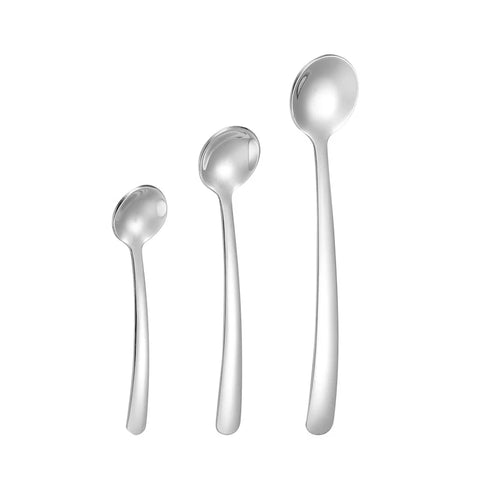 1 Pc Shovel Spoons Stainless Steel TeaSpoons Creative Coffee Spoon For Ice Cream Dessert Scoop Tableware Cutlery Set