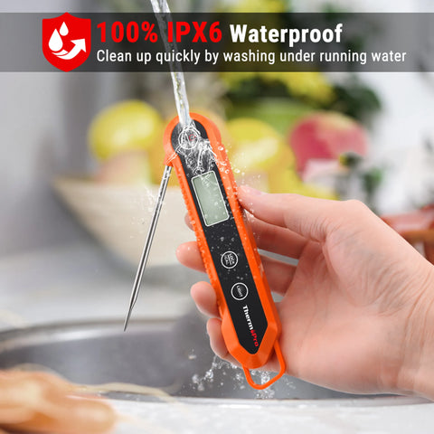 ThermoPro TP03H Digital Backlight Folding Barbecue Kitchen Cooking Meat Thermometer With Lock Function