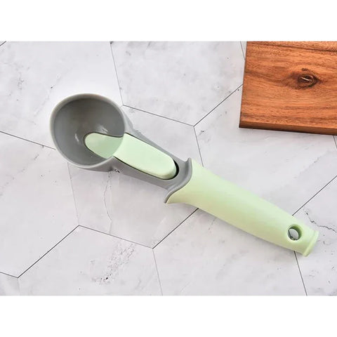 Food Grade Ice Cream Scoops Watermelon Tools PS Plastic Fruit Spoons Melon Baller Spherical Shape Kitchen Accessories