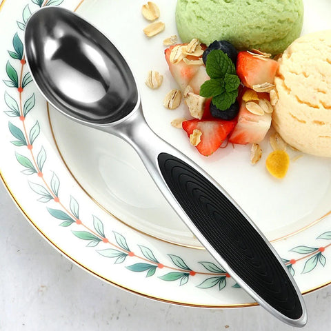 JJYY Watermelon Ice Cream Digger Scoop Kitchen Gadget Zinc Alloy Digging Ball Spoon Ice Cream Dessert Spoon for Home Restaurat