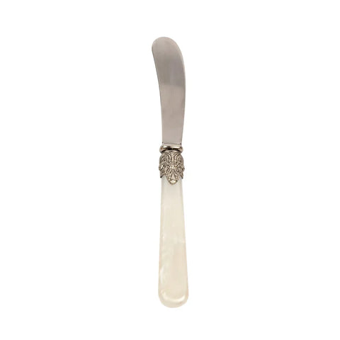 Carving Pearl Cheese Knife Stainless Steel Vintage Resin Handle Butter Pizza Knives Set Cutlery Dessert Tableware Food Safe