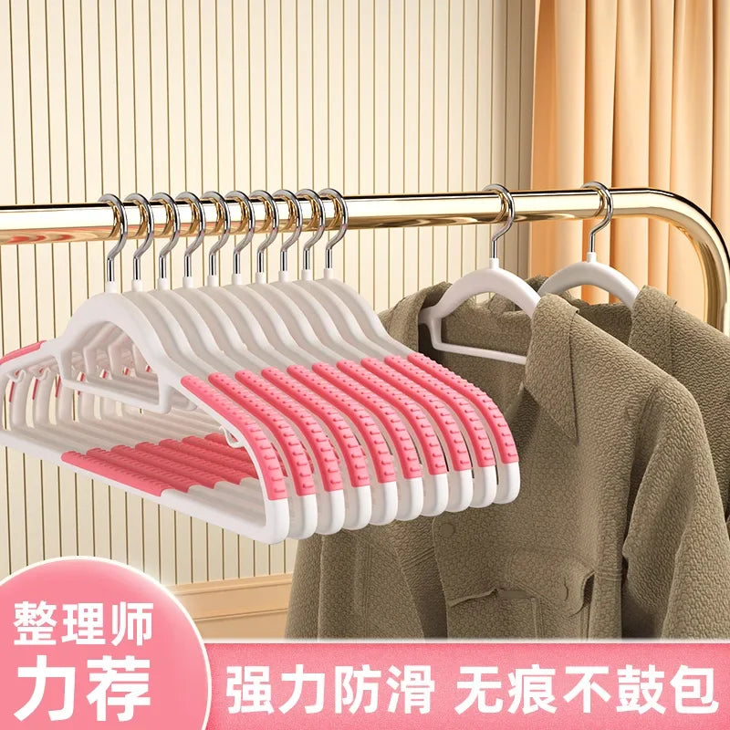 Invisible Fish Mouth Hanger for Children, Non-Slip Hanger for Clothing Store, Thick, Double Bathroom, Household