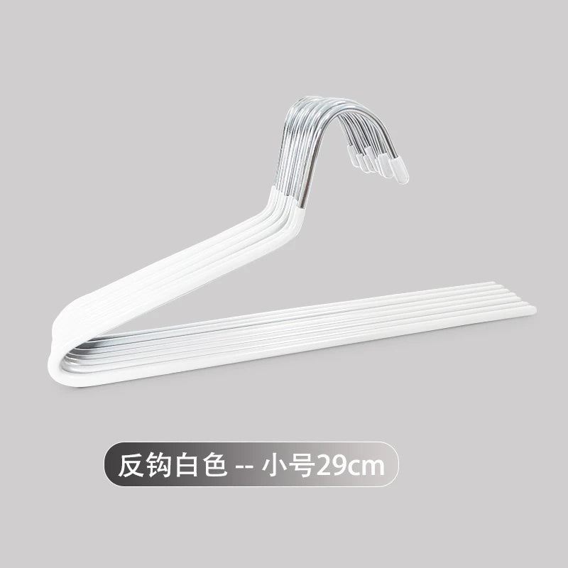 10pcs Metal Pants Hanger Pants Organizer Closet Trouser Rack 29/35CM Balcony Drying Clothes Hanger Storage Pants Rack Traceless