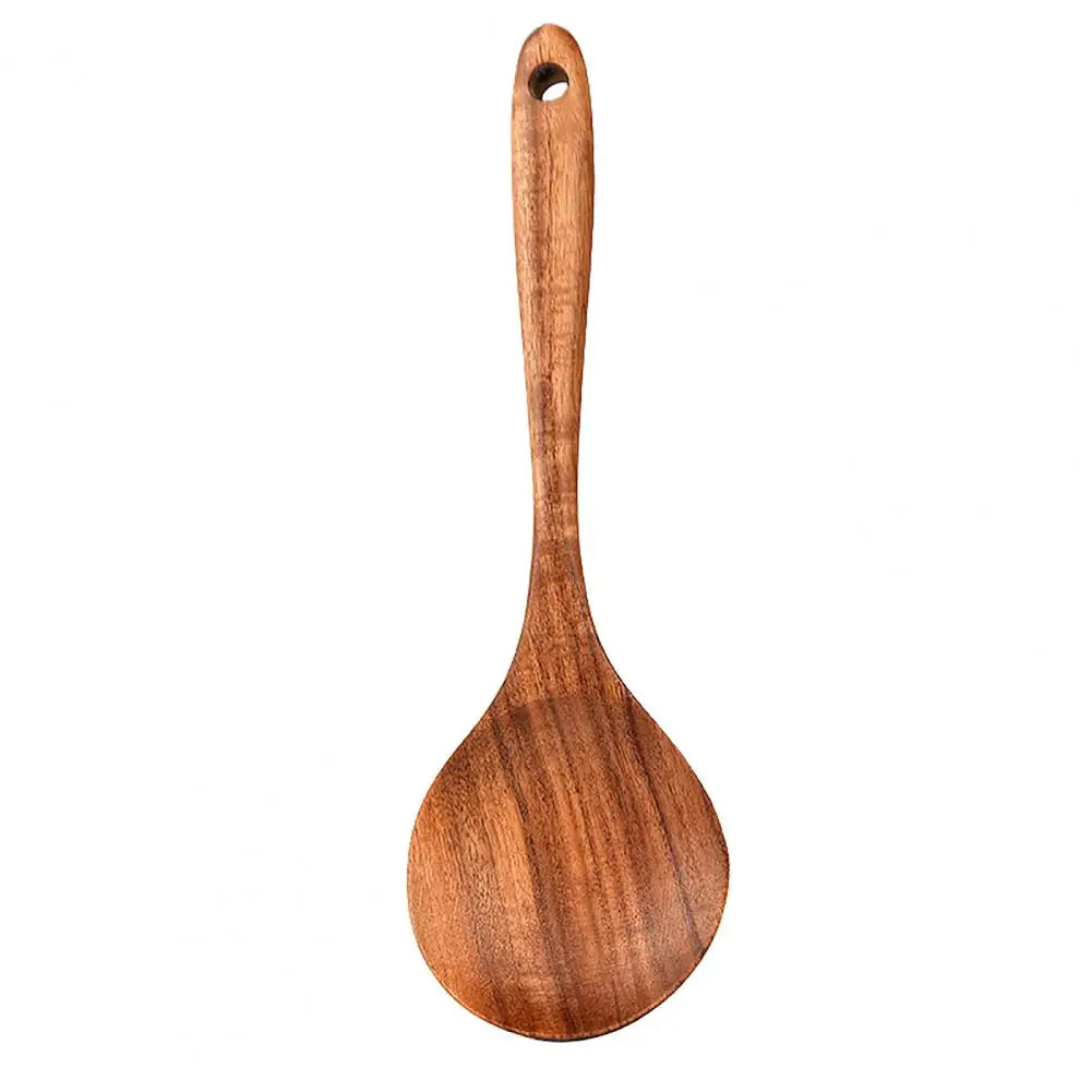 Great Rice Spoon Cooking Comfortable Grip Lightweight Long Handle Spatula Colander Spoon