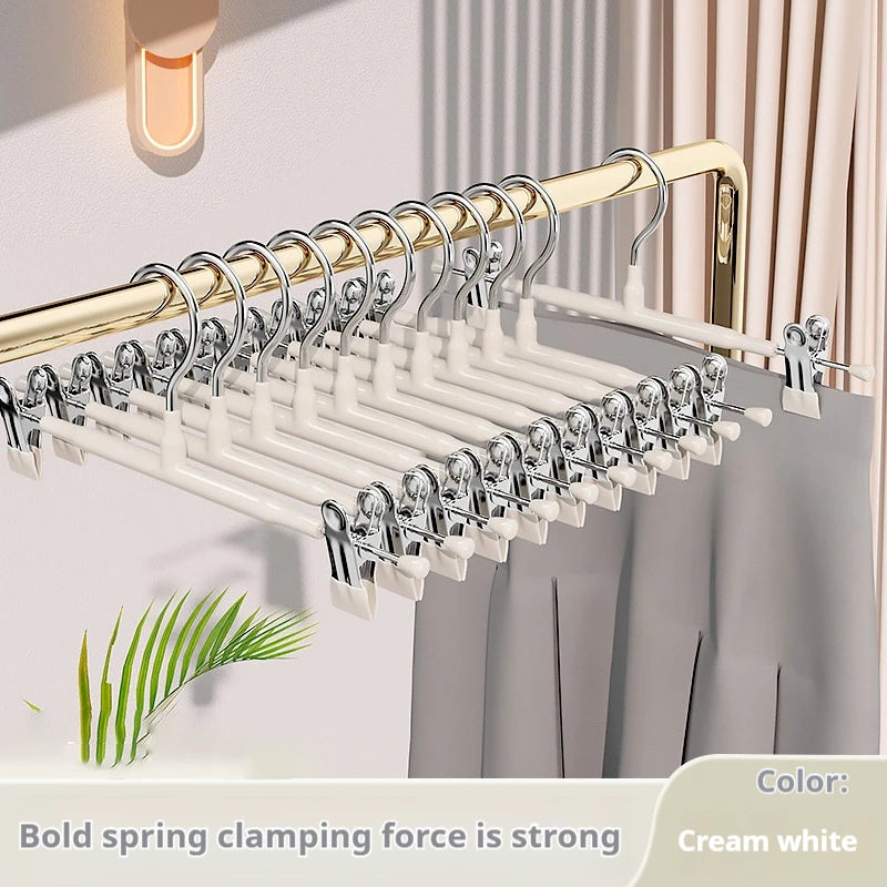 Trouser Rack Trouser Clip Household Seamless Trouser Rack Household Stainless Steel Objects Special Hangers